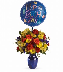 Fly Away Birthday Bouquet from Swindler and Sons Florists in Wilmington, OH